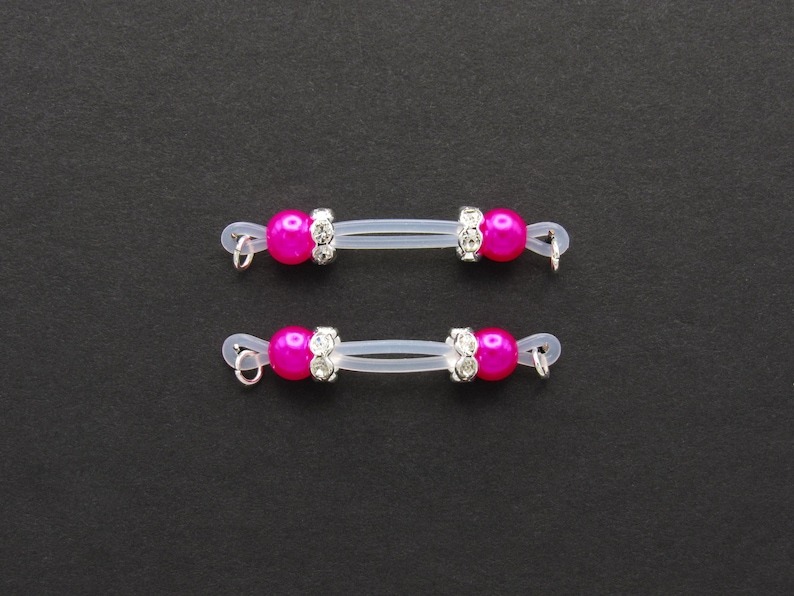 Pink Colored Faux Nipple Rings