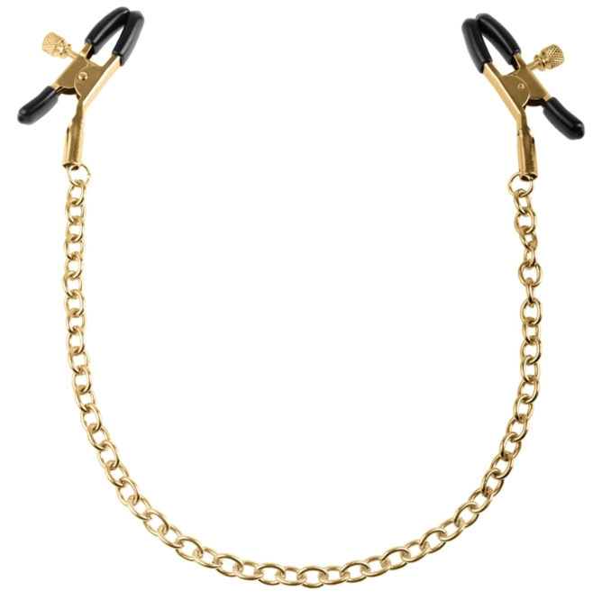 Gold Chain Nipple Clamps