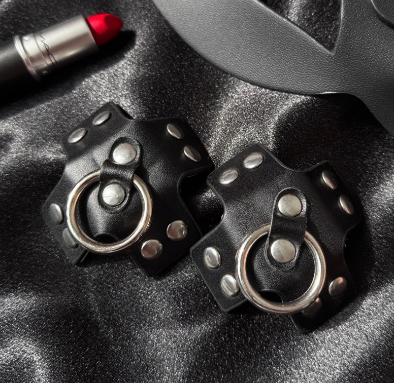 Additional view of Studded Cross Reusable Pasties