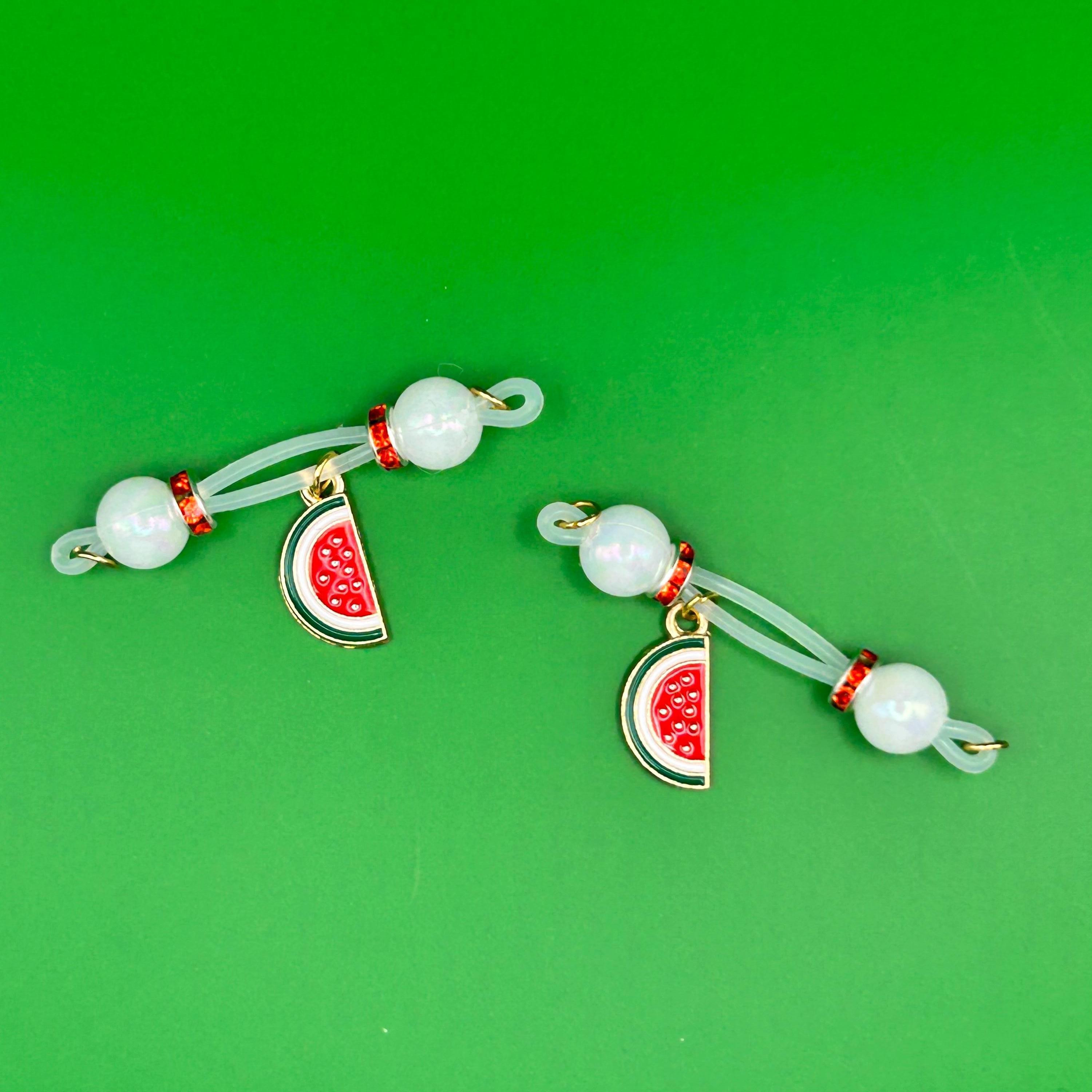 Watermelon Charms Faux Nipple Rings